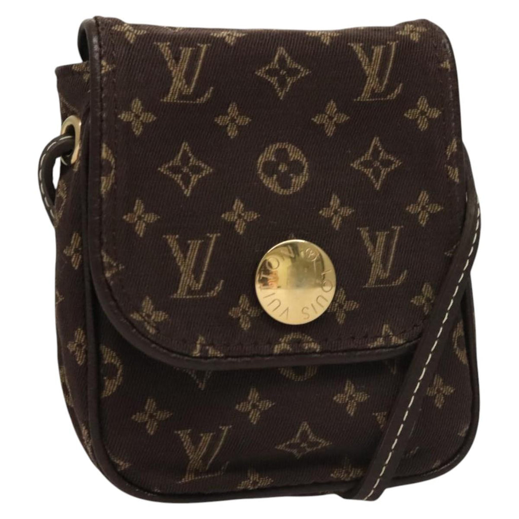 LOUIS VUITTON Monogram Mini Pochette Cancun Pouch Brown M95313 LV 116307
