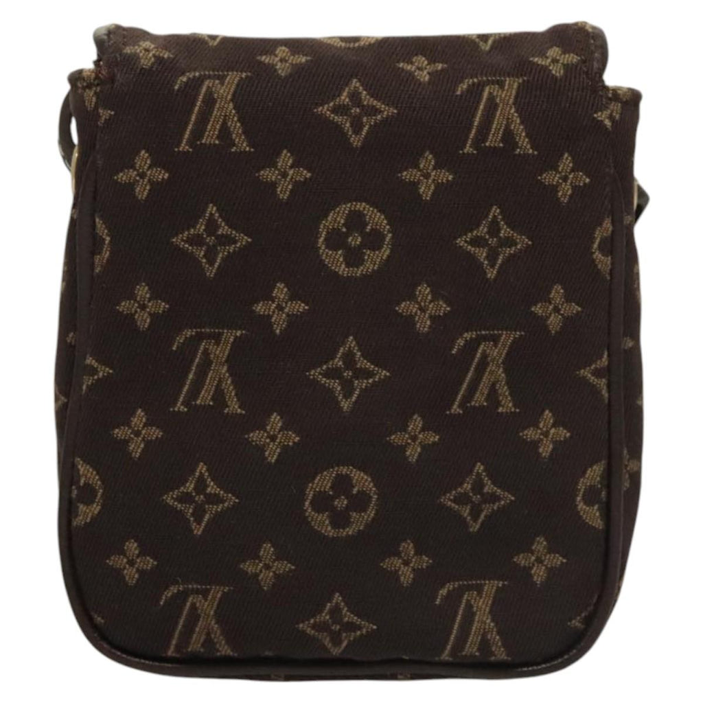 LOUIS VUITTON Monogram Mini Pochette Cancun Pouch Brown M95313 LV 116307