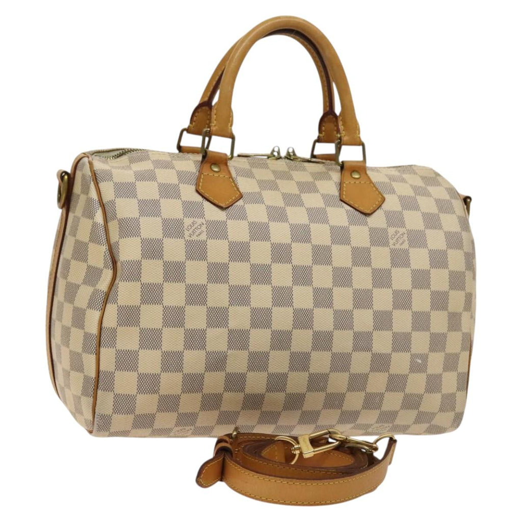 LOUIS VUITTON Damier Azur Speedy Bandouliere 30 Hand Bag 2way N41052 116527