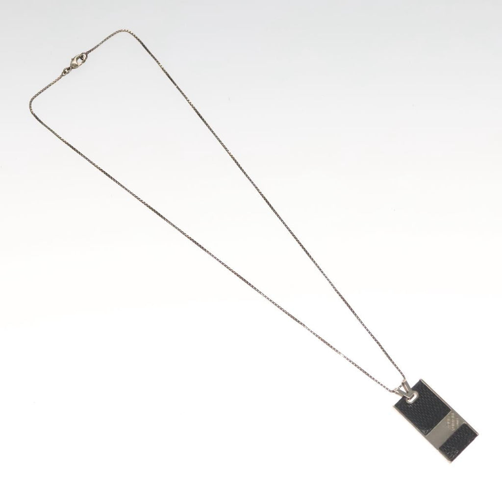 LOUIS VUITTON Damier Graphite Pandantif Soho Necklace M66023 LV 117027