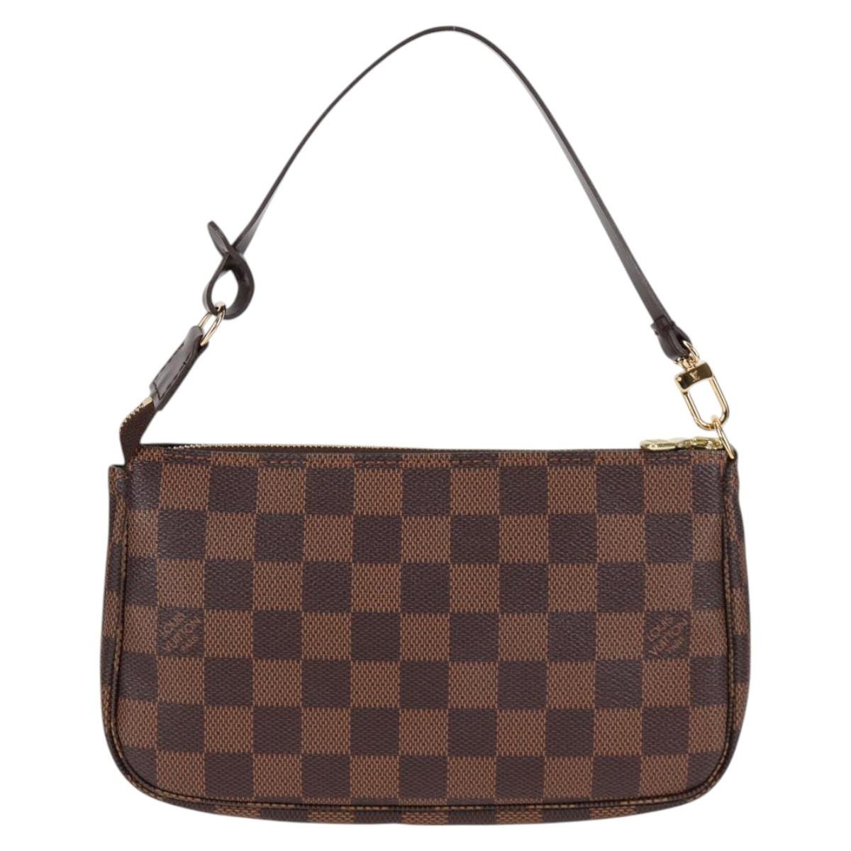LOUIS VUITTON Damier Ebene Pochette Accessoires Pouch N41206 LV 117812M