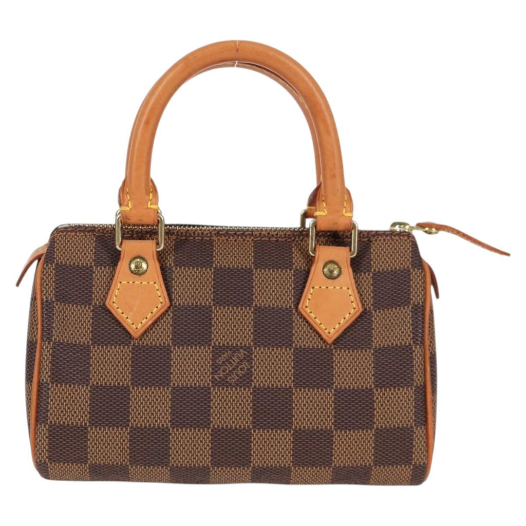 LOUIS VUITTON Damier Ebene Mini Speedy Hand Bag SPO N41536 LV 117814SM