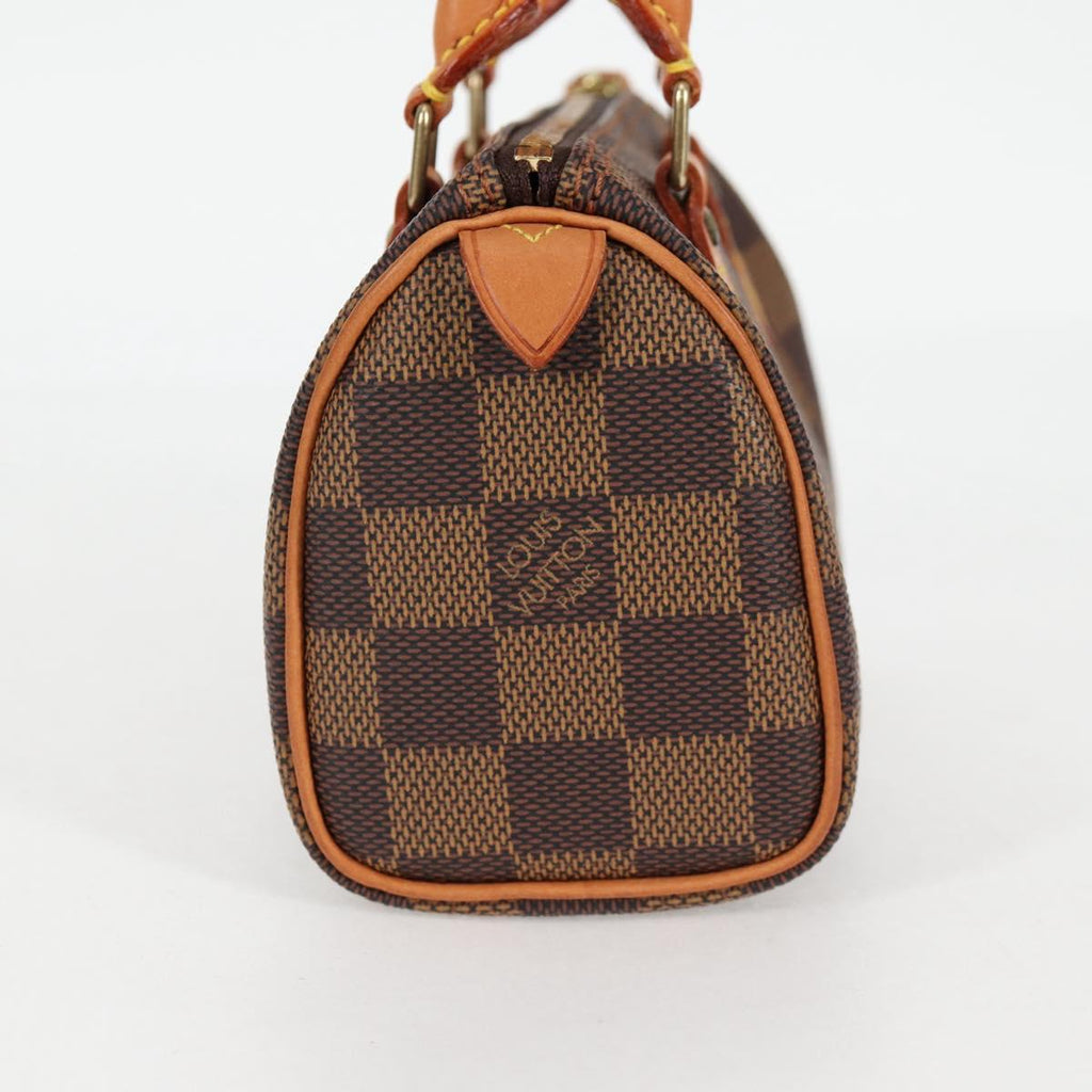 LOUIS VUITTON Damier Ebene Mini Speedy Hand Bag SPO N41536 LV 117814SM