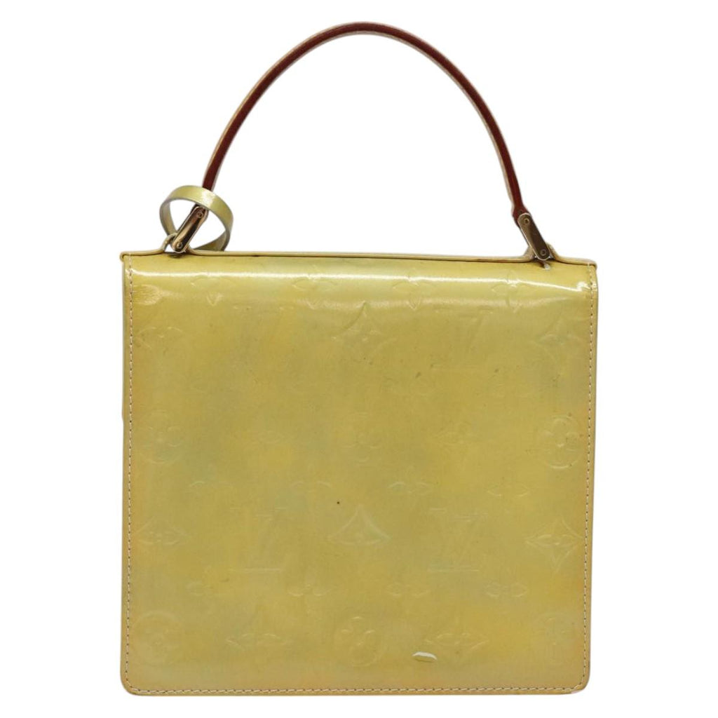 LOUIS VUITTON Monogram Vernis Spring Street Hand Bag Gris M91029 LV 118542