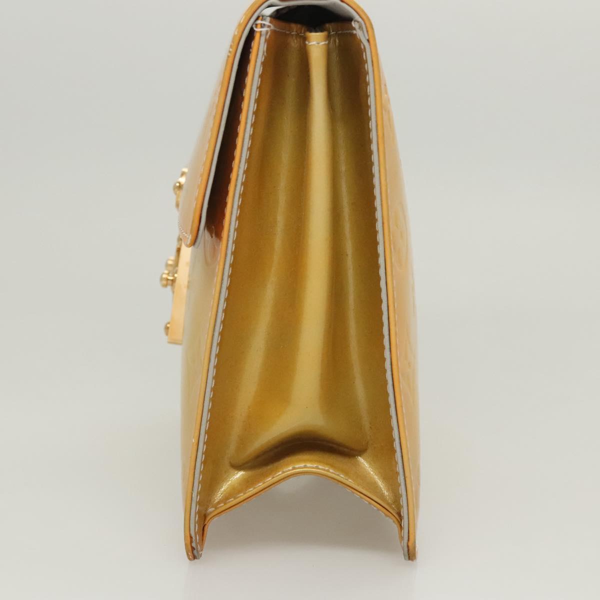 LOUIS VUITTON Monogram Vernis Spring Street Hand Bag Gris M91029 LV 118825