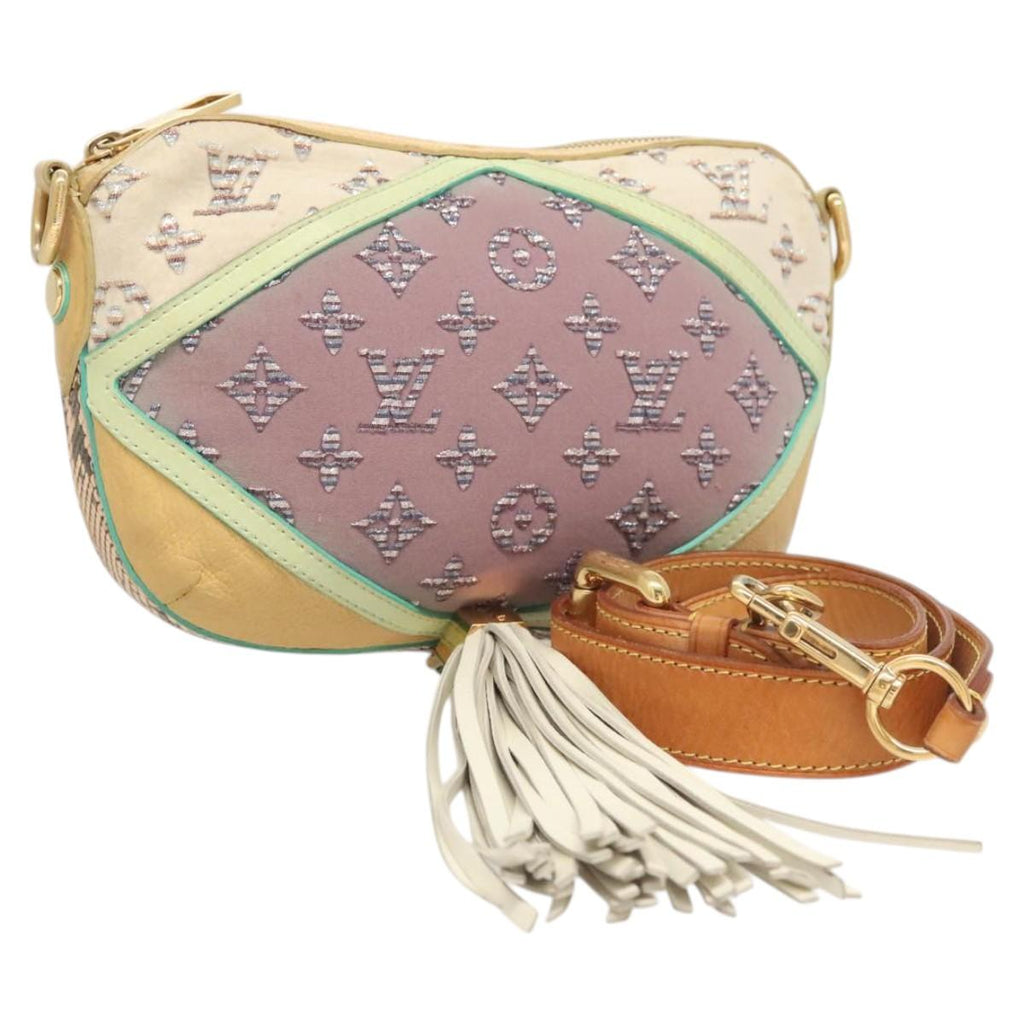 LOUIS VUITTON Pochette Nightbird Shoulder Bag Leather Multicolor LV 118873