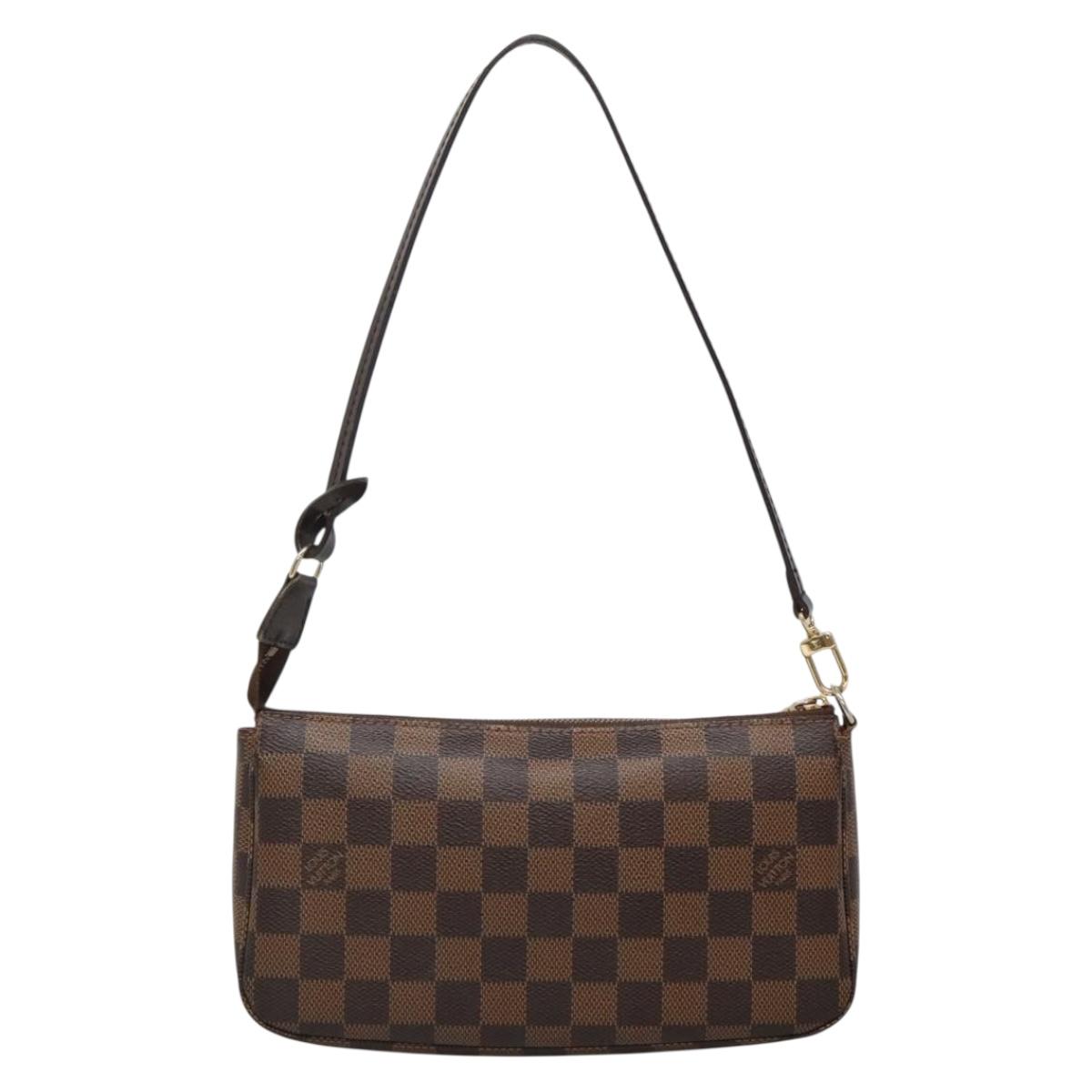 LOUIS VUITTON Damier Ebene Pochette Accessoires Pouch N41206 LV 118915