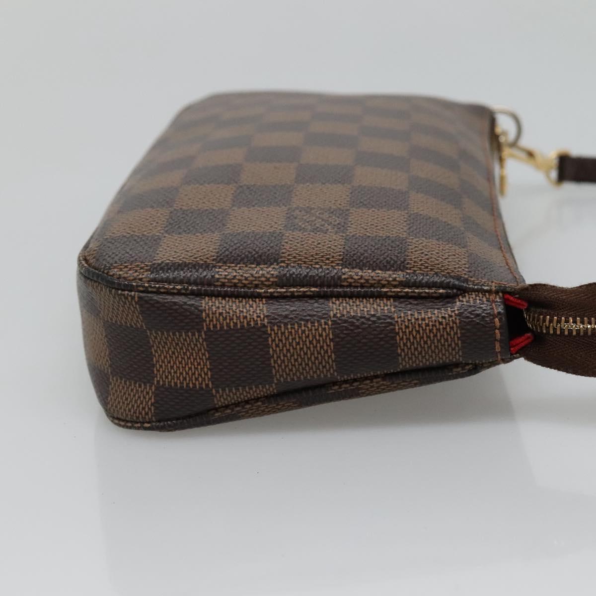 LOUIS VUITTON Damier Ebene Pochette Accessoires Pouch N41206 LV 118915