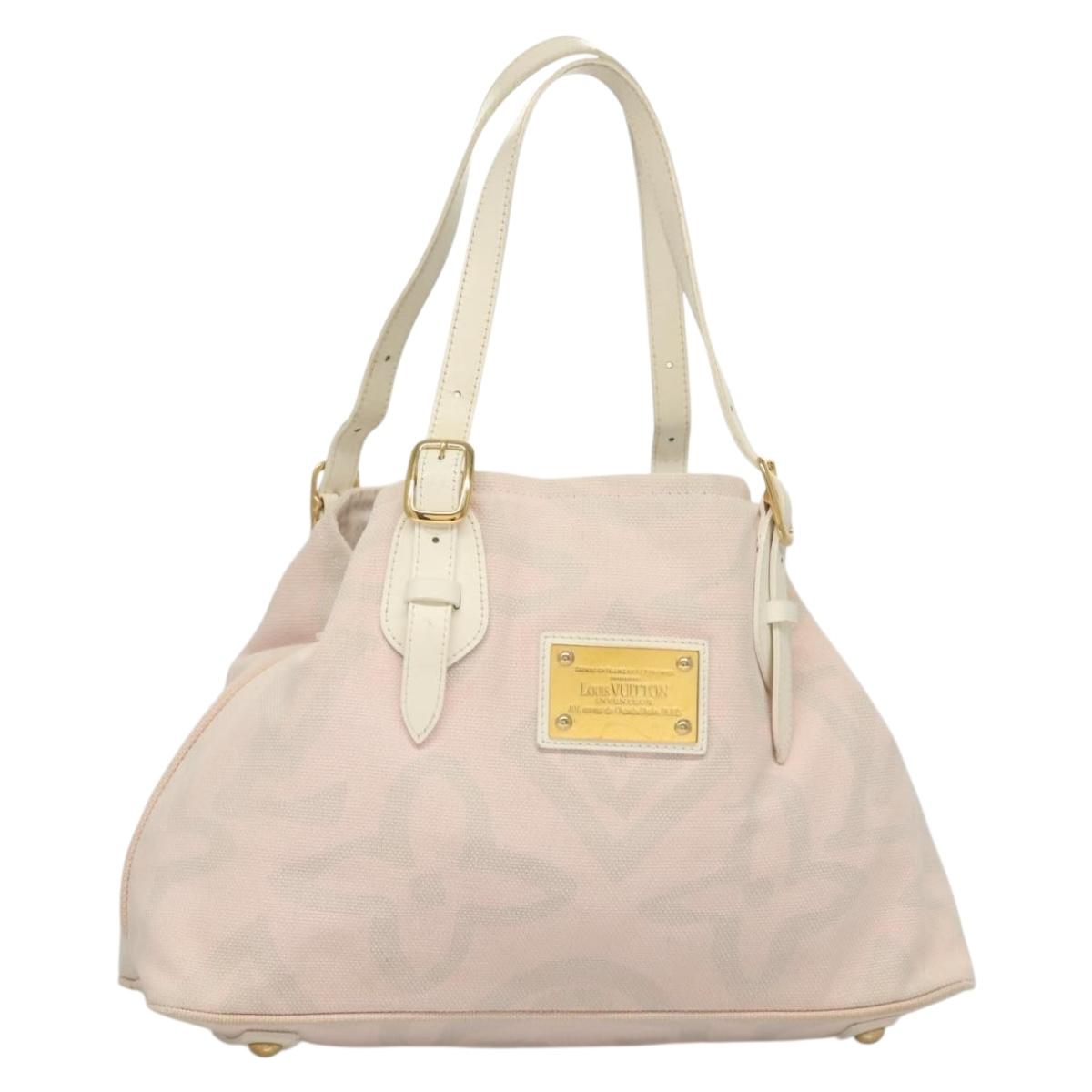 LOUIS VUITTON Cruise Line Taicienne PM Bag Canvas Pink M95672 LV 118931