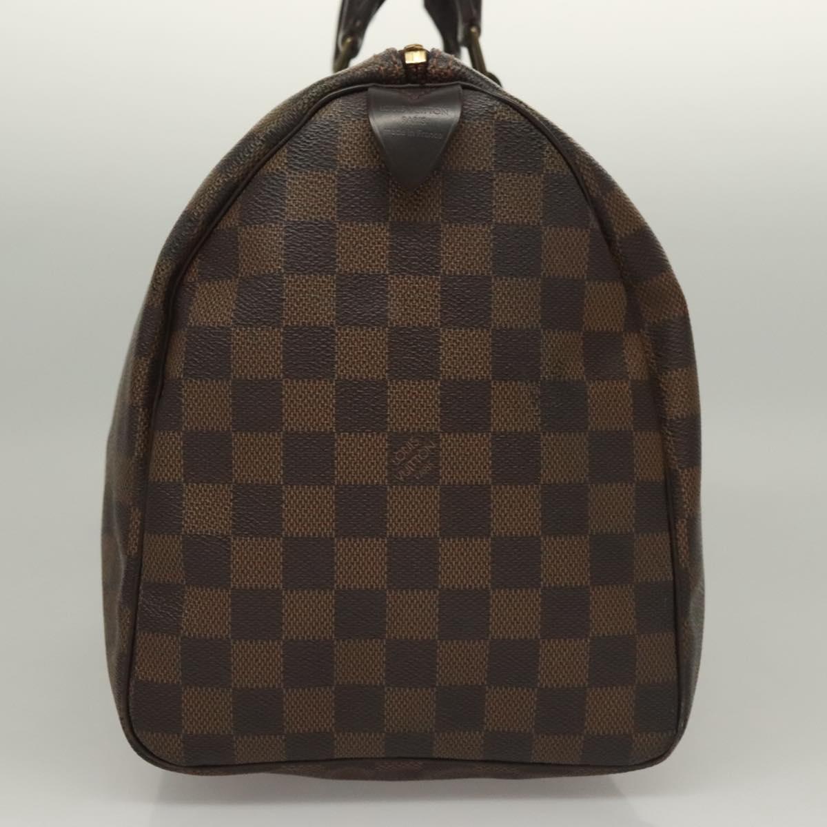 LOUIS VUITTON Damier Ebene Speedy 30 Hand Bag N41364 LV 118939
