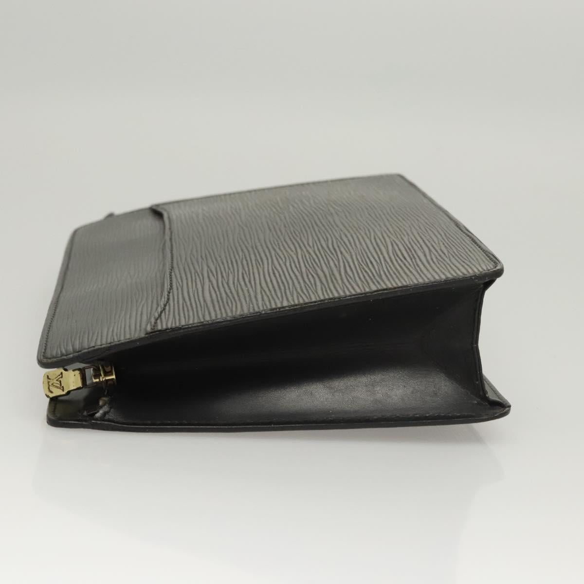 LOUIS VUITTON Epi Pochette Homme Clutch Bag Black Noir M52522 LV 119003