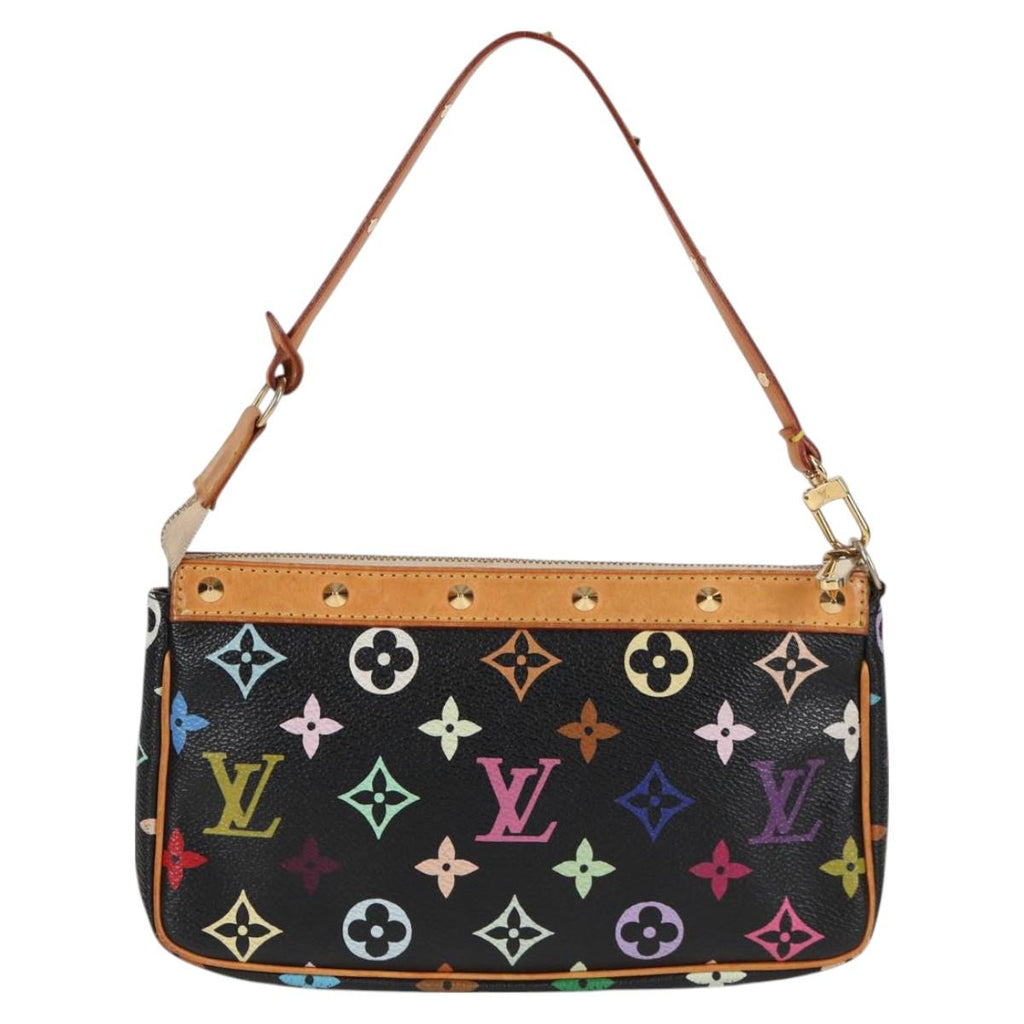LOUIS VUITTON Monogram Multicolor Pochette Accessoires Black M92648 119217V