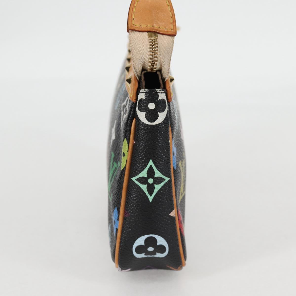 LOUIS VUITTON Monogram Multicolor Pochette Accessoires Black M92648 119217V