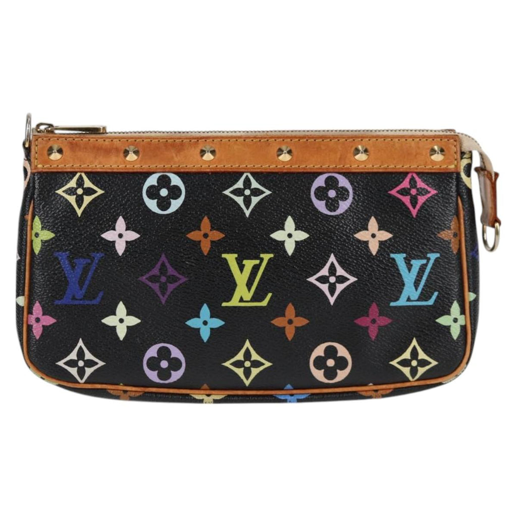 LOUIS VUITTON Monogram Multicolor Pochette Accessoires Black M92648 119218V