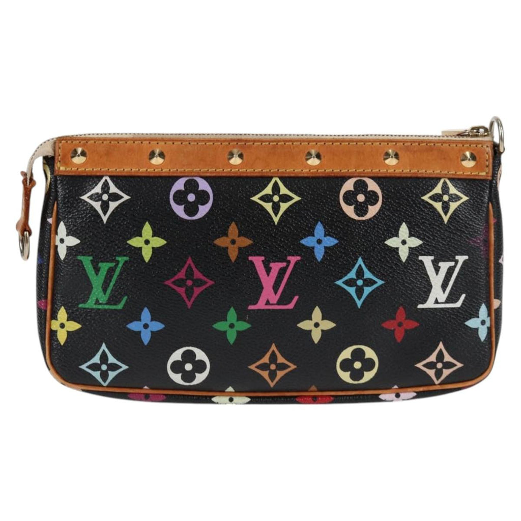 LOUIS VUITTON Monogram Multicolor Pochette Accessoires Black M92648 119218V