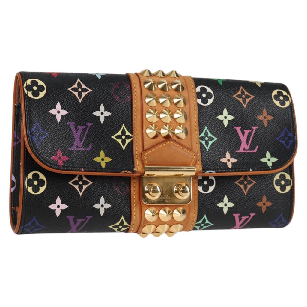 LOUIS VUITTON Multicolor Pochette Courtney Clutch Bag Black M45640 119221V