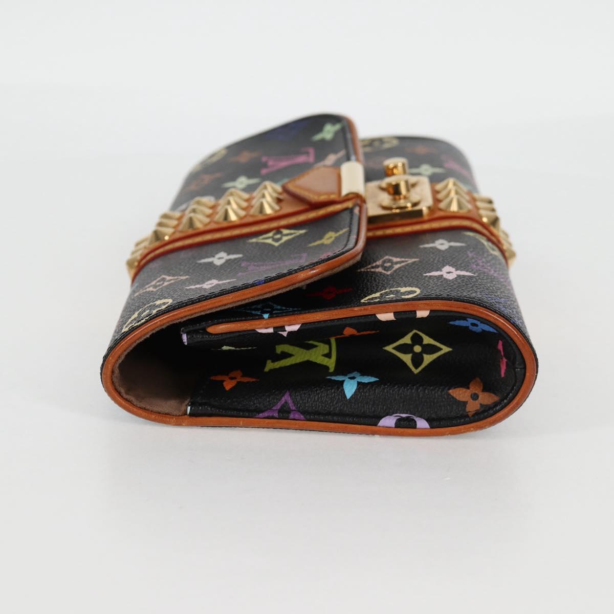 LOUIS VUITTON Multicolor Pochette Courtney Clutch Bag Black M45640 119221V