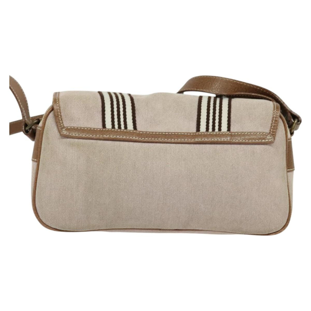 BURBERRY Blue Label Shoulder Bag Canvas Pink 119316