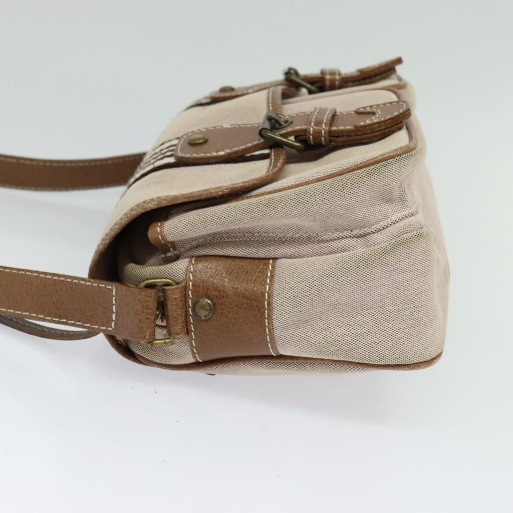 BURBERRY Blue Label Shoulder Bag Canvas Pink 119316