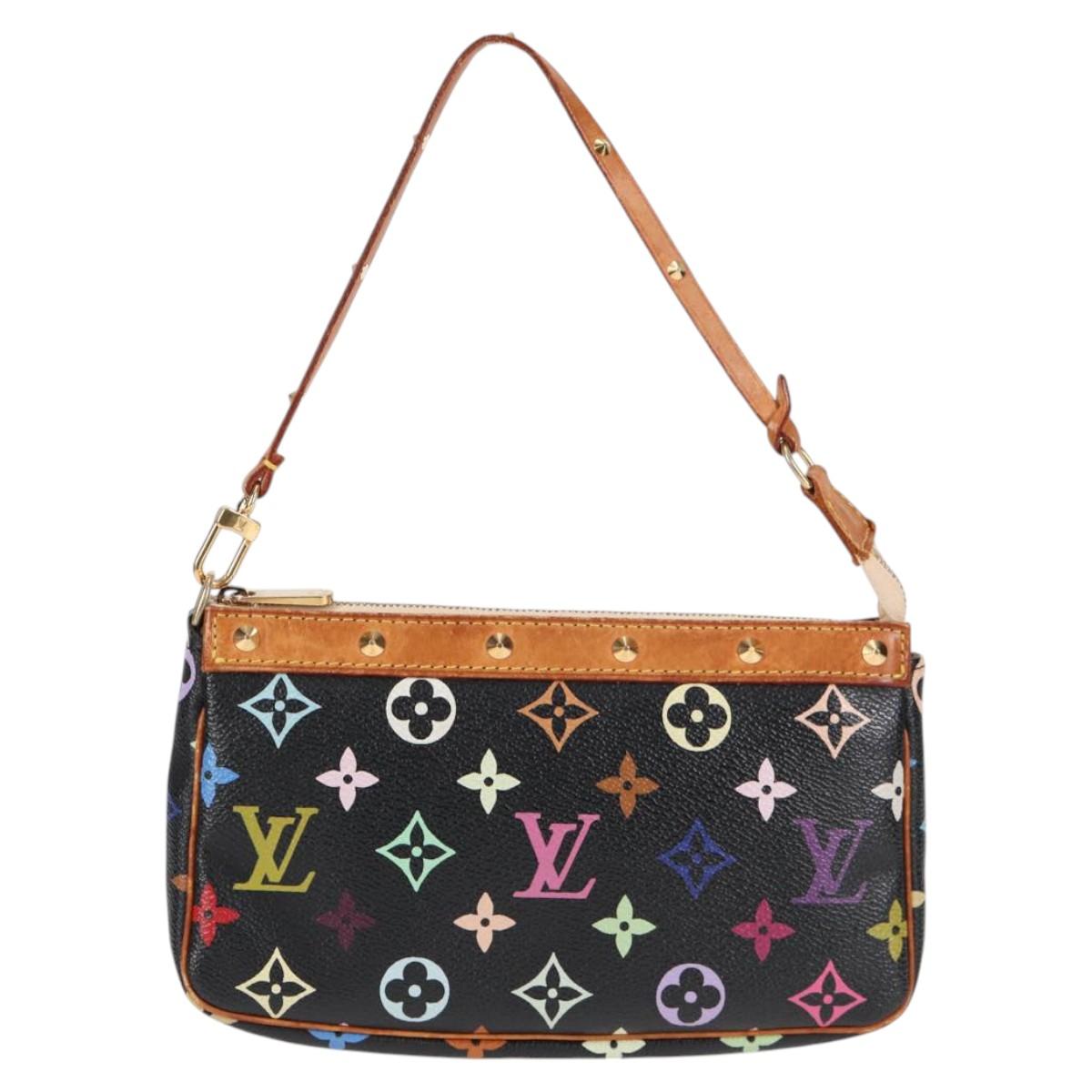 LOUIS VUITTON Monogram Multicolor Pochette Accessoires Black M92648 120858V
