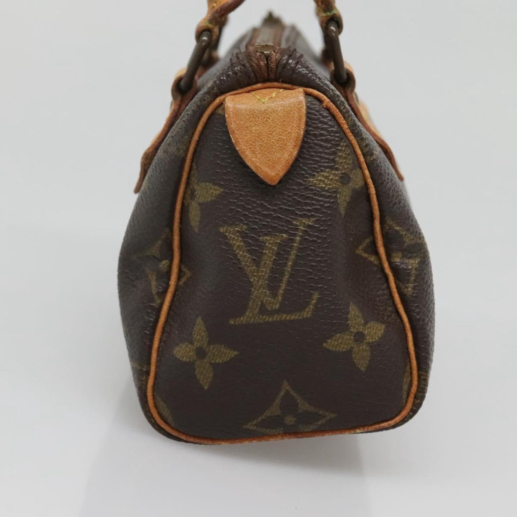 LOUIS VUITTON Monogram Mini Speedy Hand Bag M41534 LV 121017