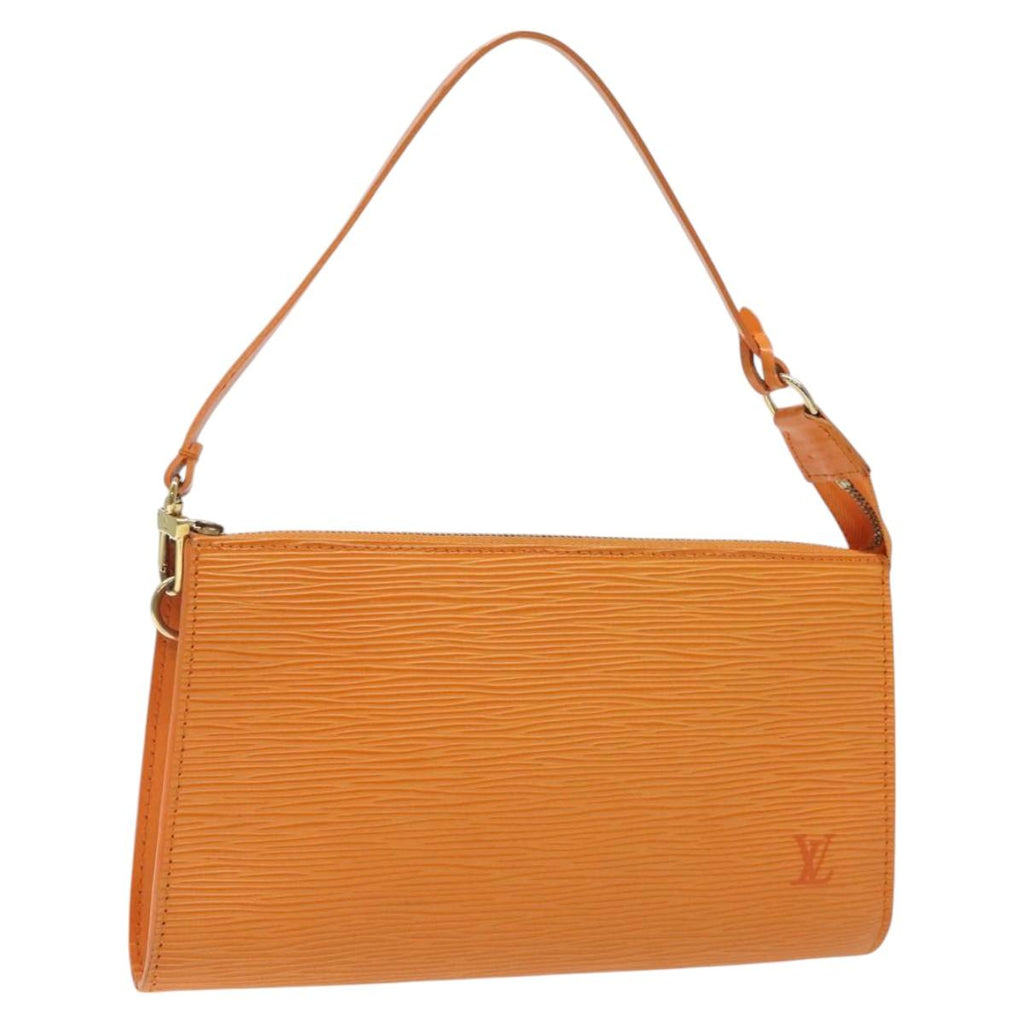 LOUIS VUITTON Epi Pochette Accessoires Pouch Orange Mandarin M5294H 121027