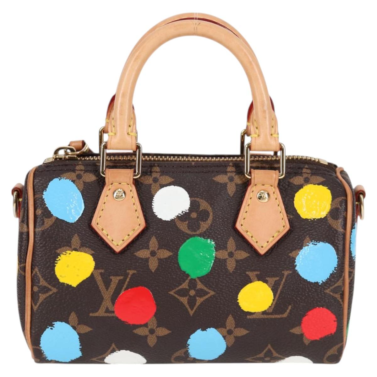 LOUIS VUITTON Monogram Yayoi Kusama Nano Speedy Hand Bag M81979 LV 121040SM