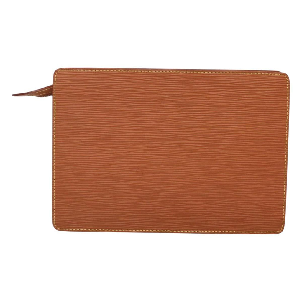 LOUIS VUITTON Epi Pochette Homme Clutch Bag Zipangu Gold M52528 LV 121092