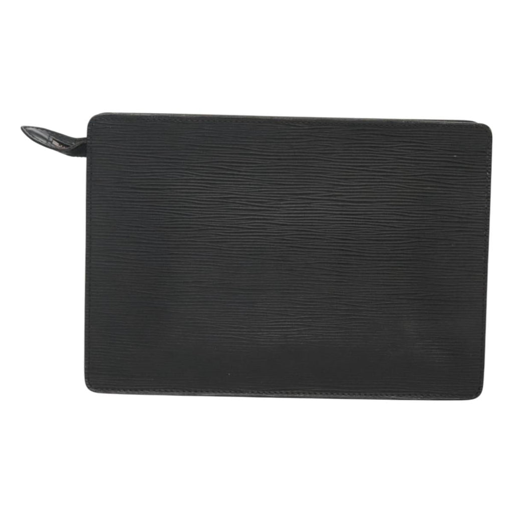 LOUIS VUITTON Epi Pochette Homme Clutch Bag Black Noir M52522 LV 121095