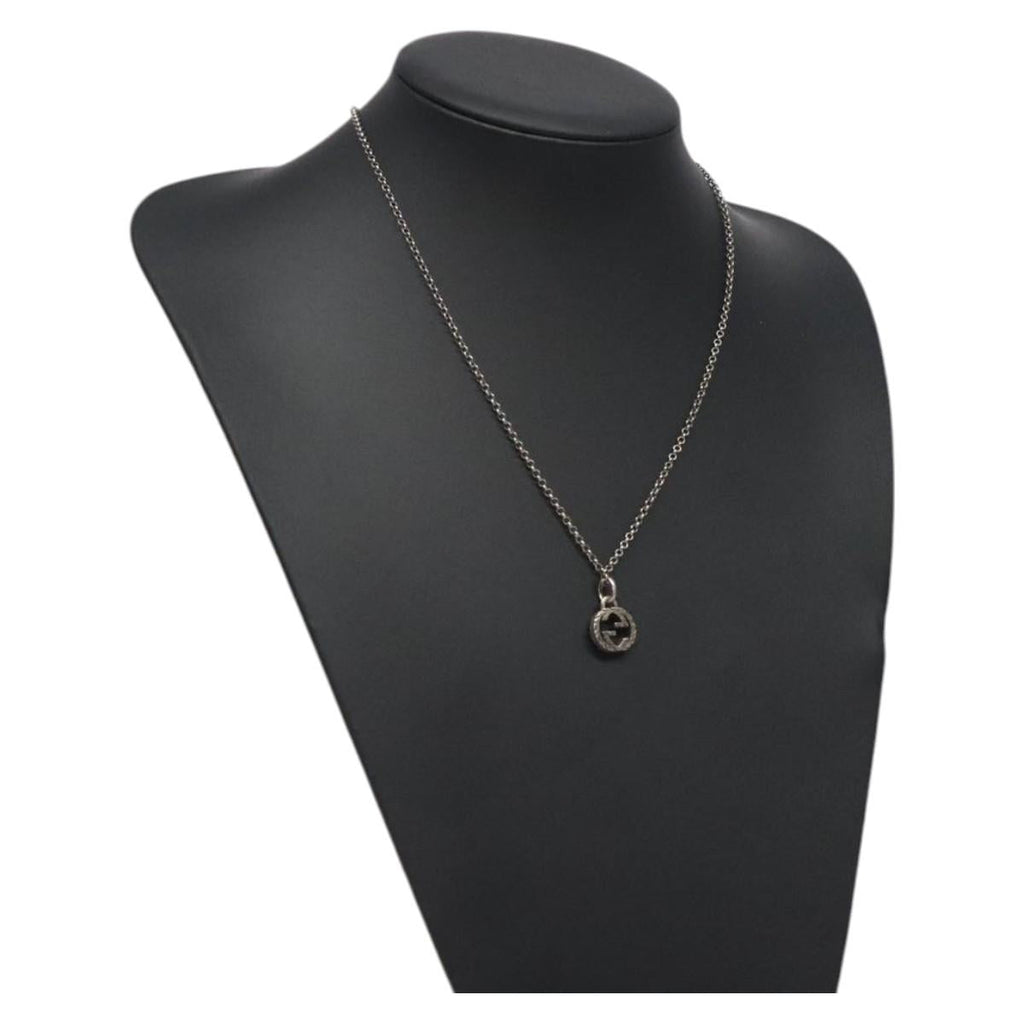 GUCCI Necklace metal Silver 121186