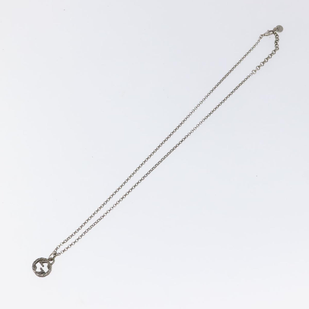 GUCCI Necklace metal Silver 121186