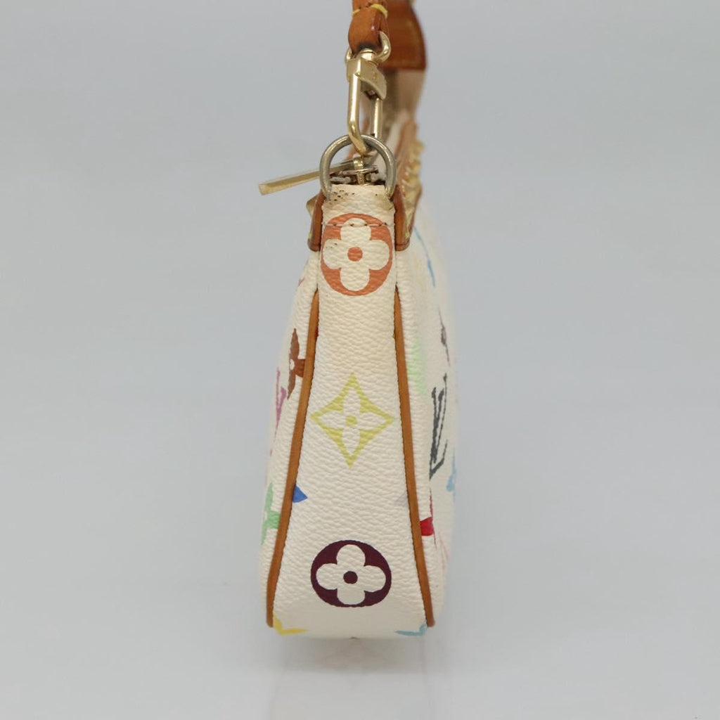LOUIS VUITTON Multicolor Pochette Accessoires Pouch White M92649 121405