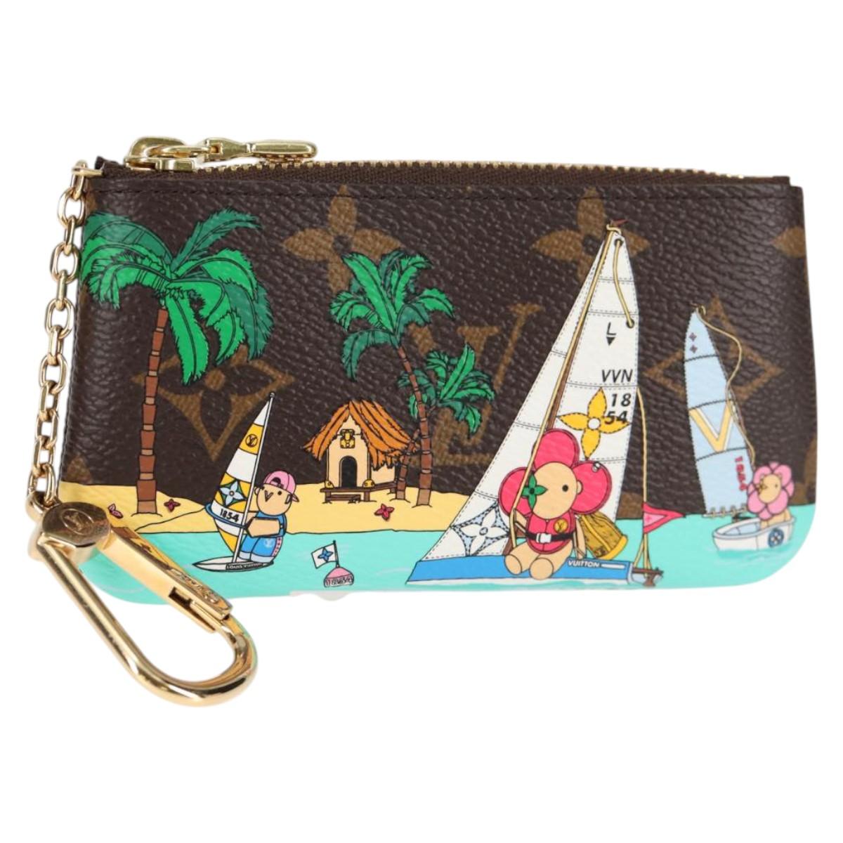 LOUIS VUITTON Monogram Vivienne Pochette Cles Coin Purse M82615 LV 121828A