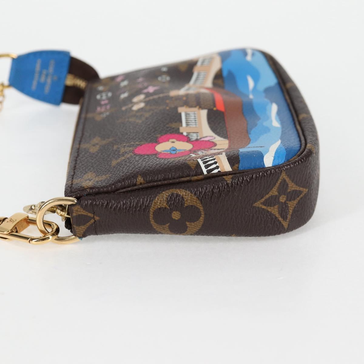 LOUIS VUITTON Monogram Vivienne Mini Pochette Accessoires M68489 122422SM