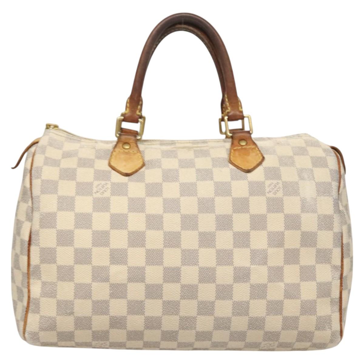 LOUIS VUITTON Damier Azur Speedy 30 Hand Bag N41533 LV 122739