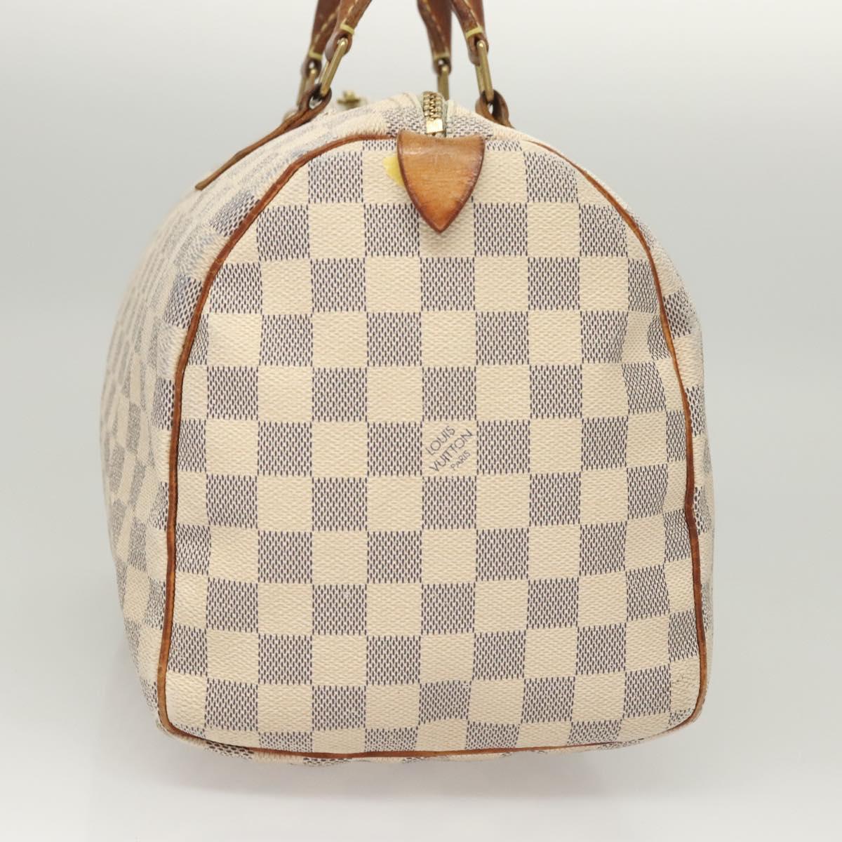 LOUIS VUITTON Damier Azur Speedy 30 Hand Bag N41533 LV 122739
