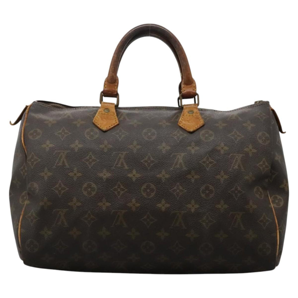 LOUIS VUITTON Monogram Speedy 35 Hand Bag M41524 LV 122754