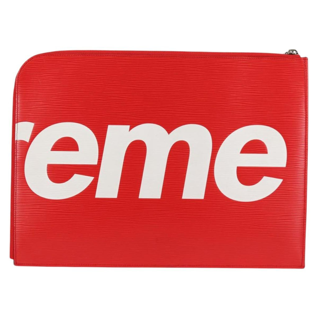 LOUIS VUITTON Epi Supreme Pochette Jules GM Bag Red White M67722 122842M