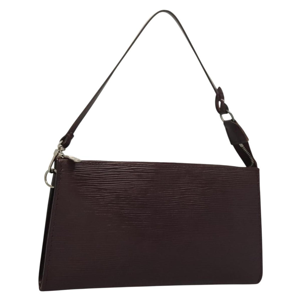 LOUIS VUITTON Epi Pochette Accessoires Pouch Cassis M5298K LV 122888