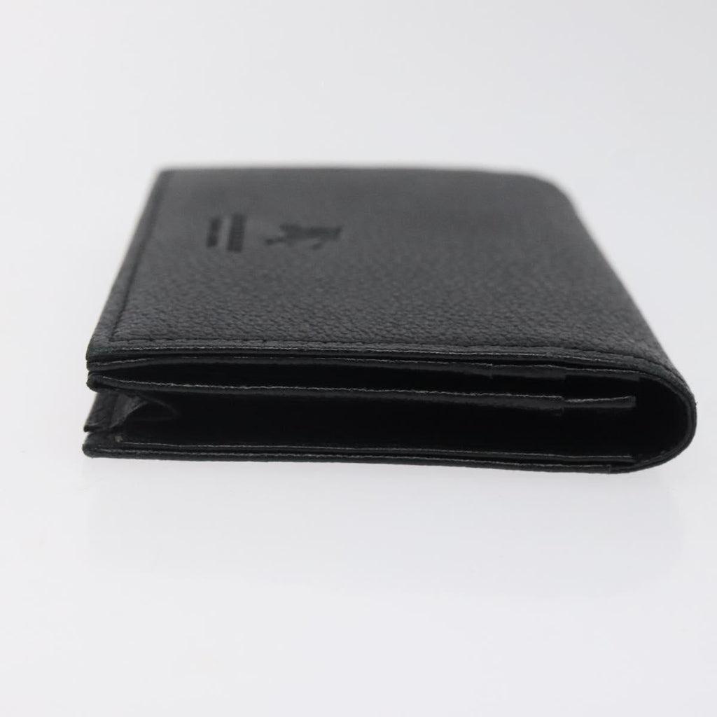 BURBERRY Card Case Leather Black 123072