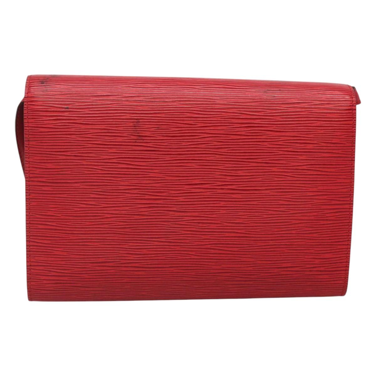 LOUIS VUITTON Epi Pochette Arche Shoulder Bag Red M52577 LV 123157