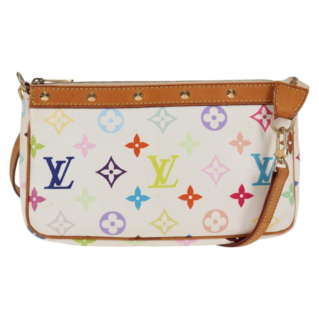 LOUIS VUITTON Multicolor Pochette Accessoires Pouch White M92649 123204V