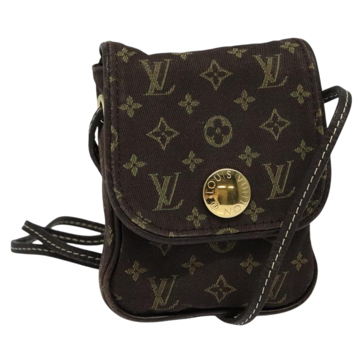 LOUIS VUITTON Monogram Mini Pochette Cancun Pouch Brown M95313 LV 123306