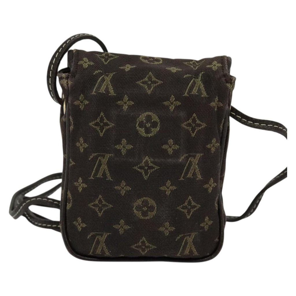 LOUIS VUITTON Monogram Mini Pochette Cancun Pouch Brown M95313 LV 123306