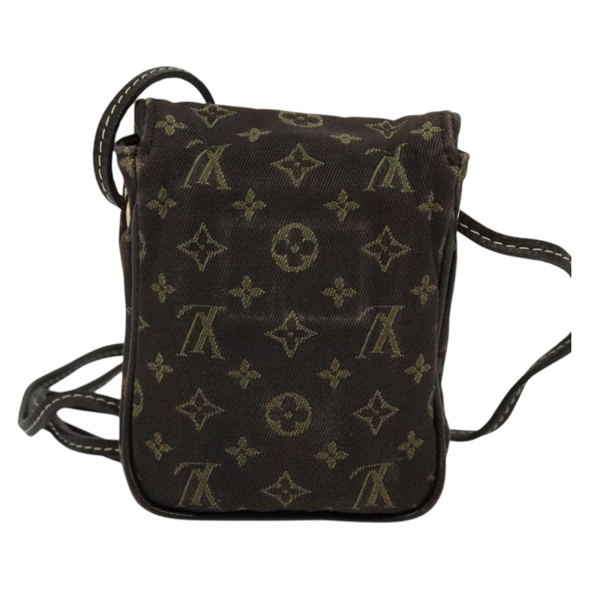 LOUIS VUITTON Monogram Mini Pochette Cancun Pouch Brown M95313 LV 123306