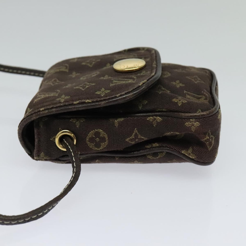 LOUIS VUITTON Monogram Mini Pochette Cancun Pouch Brown M95313 LV 123306