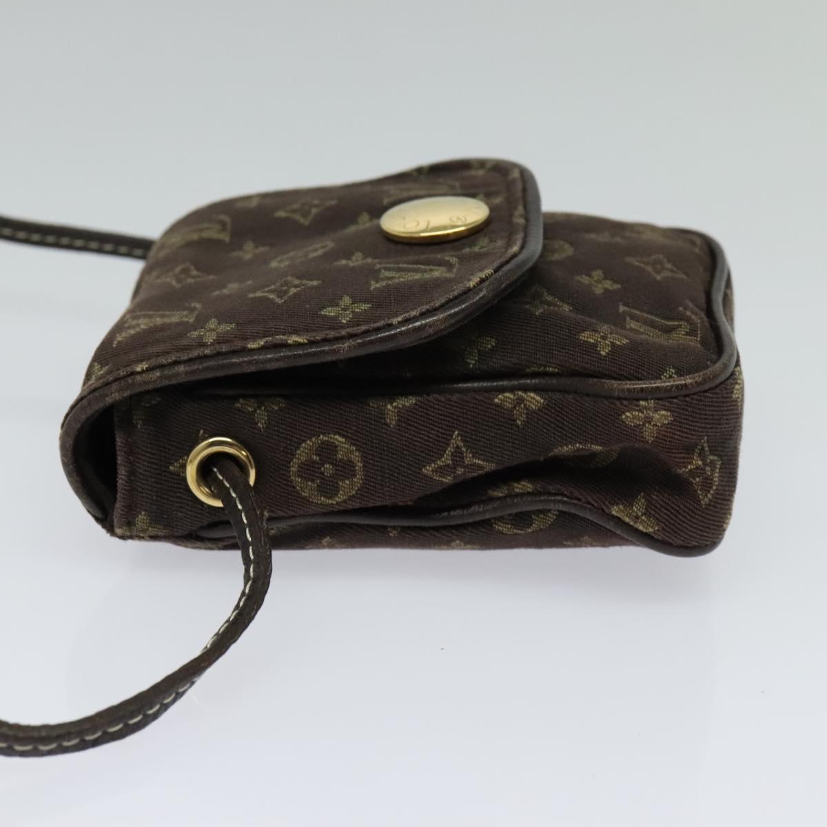 LOUIS VUITTON Monogram Mini Pochette Cancun Pouch Brown M95313 LV 123306