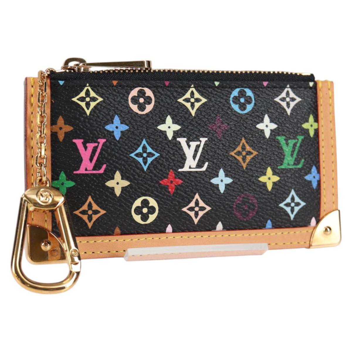 LOUIS VUITTON Monogram Multicolor Pochette Cles Coin Purse M13664 123308AV