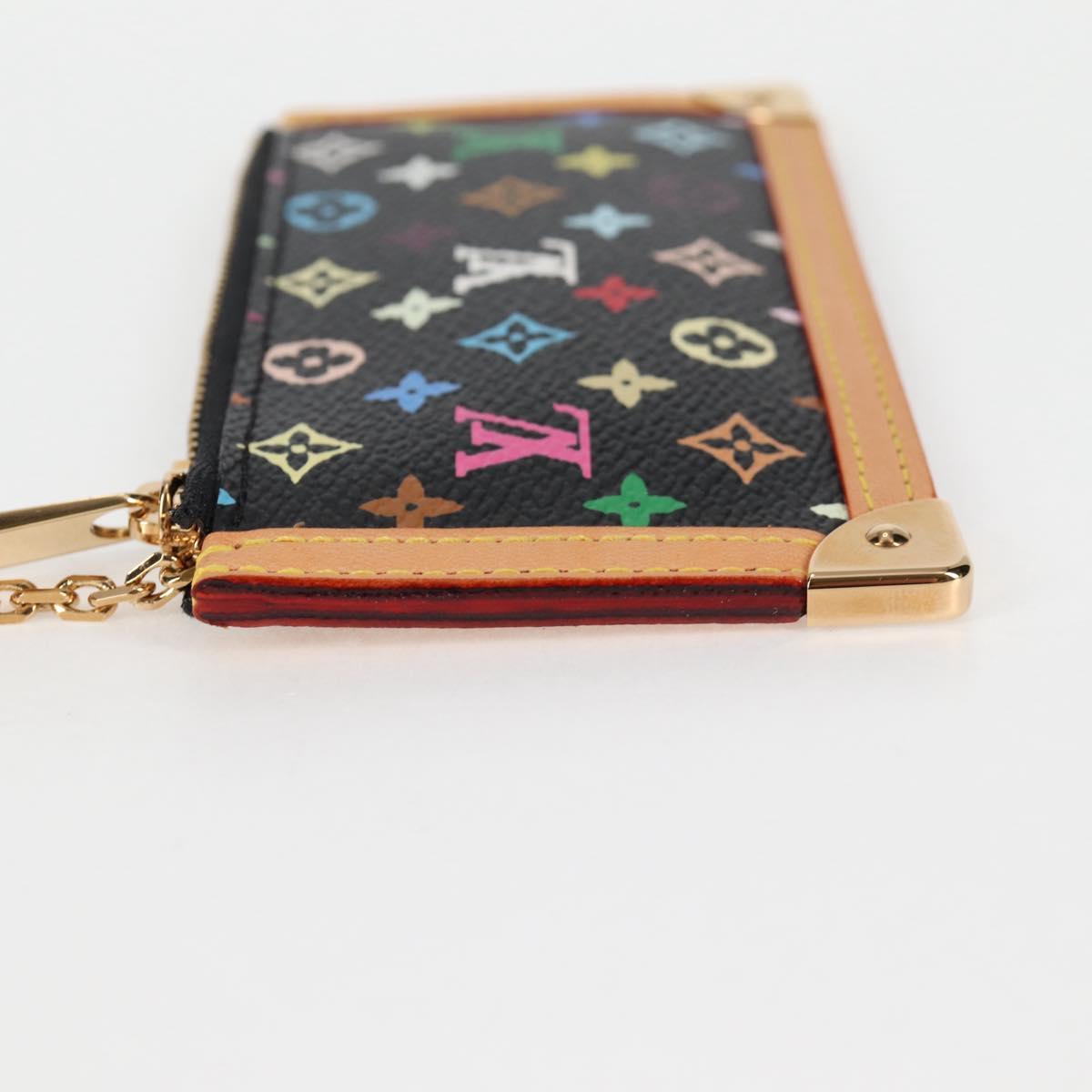 LOUIS VUITTON Monogram Multicolor Pochette Cles Coin Purse M13664 123308AV