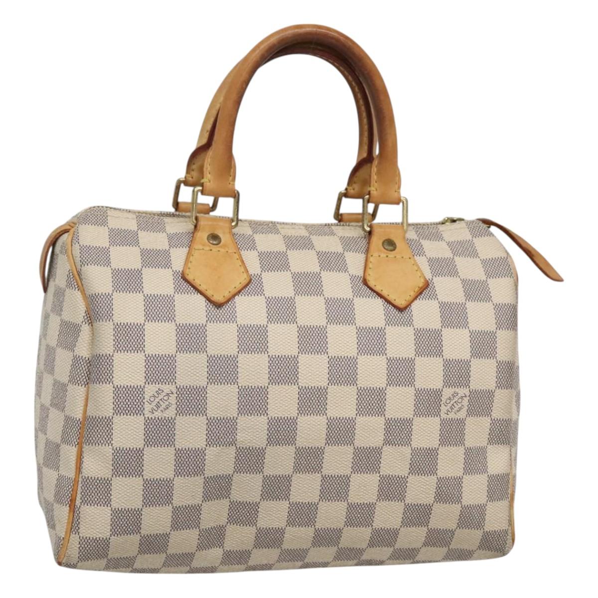 LOUIS VUITTON Damier Azur Speedy 25 Hand Bag N41534 LV 123667